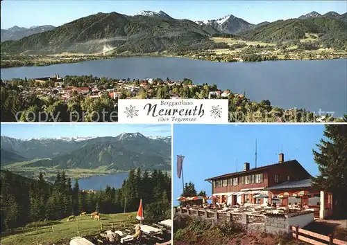 Neureuth Tegernsee Berggasthaus  Wettersteingebirge Kat. Tegernsee