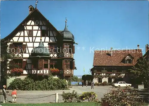 Gottlieben TG Restaurant Waaghaus und Drachenburg am Untersee Kat. Gottlieben