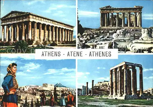 Athenes Athen Akropolis Kat. Griechenland