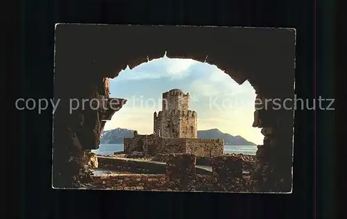 Methoni Aussicht vom Tor der Burg