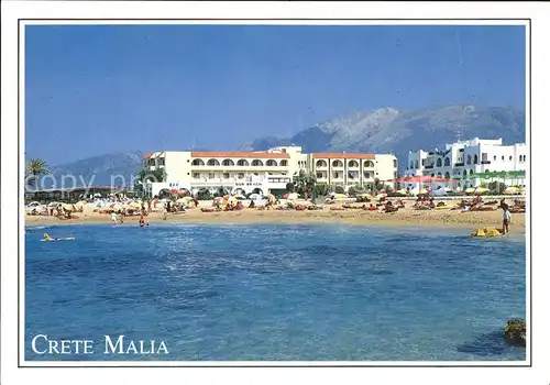 Malia Strand Hotel Kat. Insel Kreta