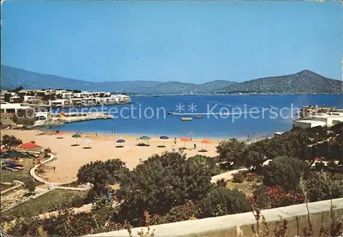 Elounda Kreta Panorama Beach Strand Kat. Griechenland