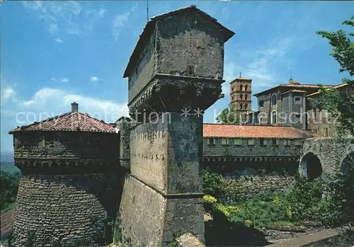 Grottaferrata Badia Greca Kloster Warte Torturm