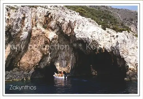 Zakynthos Zante Kap Keri Bootsfahrt Felsen Kat. Insel Zakynthos