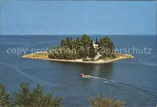 Corfu Korfu Insel Pondiconissi Kat. Griechenland