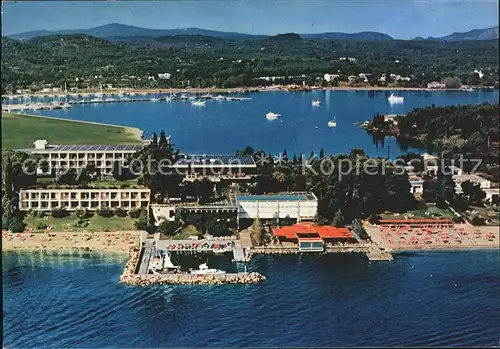 Kerkyra Kontokali Palace Hotel Fliegeraufnahme Kat. Corfu Korfu