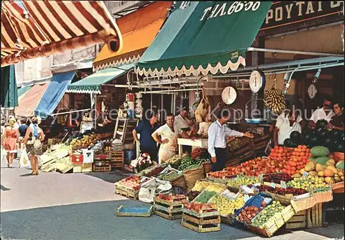 Candia Kreta Markt Kat. Griechenland