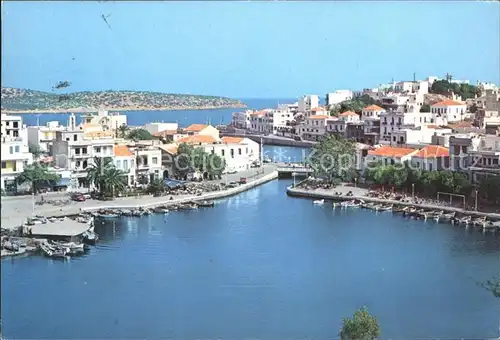 Agios Nikolaos Kreta Panorama Hafen