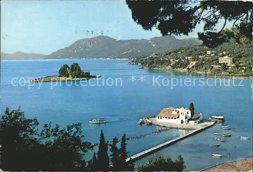 Corfu Korfu Pontikonissi Maeuseinsel Kat. Griechenland