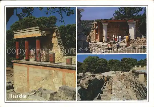 Heraklion Iraklio Tempel Ruine Antike Kat. Insel Kreta