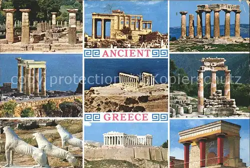 Griechenland Greece Ancient Greece Tempel Antike Skulptur Kat. Griechenland