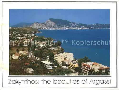 Zakynthos Zante Blick Argassi Kat. Insel Zakynthos