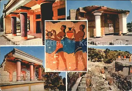 Knossos Cnosse Kreta Ruine Kat. Griechenland