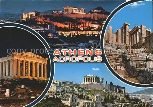 Athens Athen Acropolis Kat. Griechenland