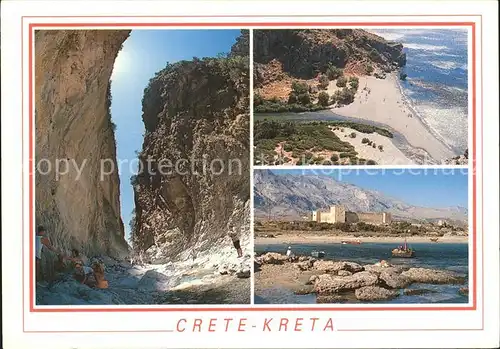 Kreta Crete Teilansichten Kat. Insel Kreta