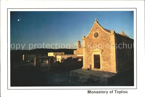 Kreta Crete Monasery Toplou Kat. Insel Kreta