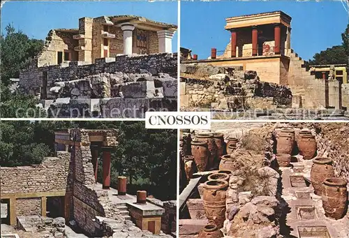 Cnossos Kreta Ruine Vase  Kat. Griechenland