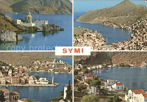 Symi Teilansichten Kat. Insel Symi