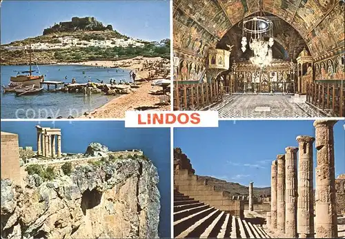 Lindos Lindo Ruine Kat. Rhodes