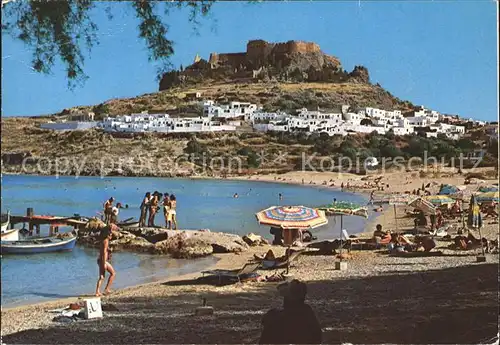 Lindos Lindo Strandleben Kat. Rhodes