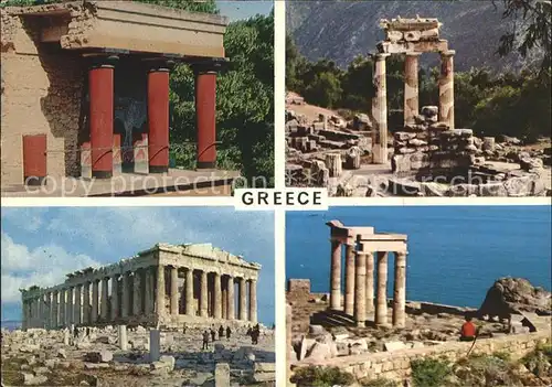 Griechenland Greece Ancient Monuments Kat. Griechenland