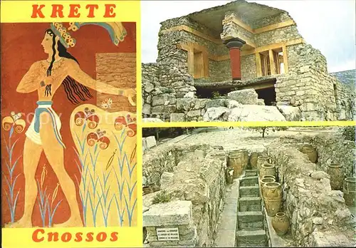 Cnosse Knossos Kreta Ruine Kat. Griechenland