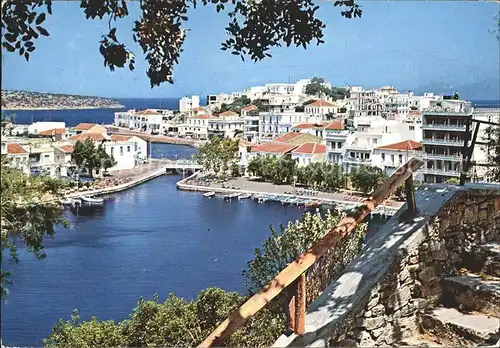 Agios Nikolaos Kreta Hafen Boote