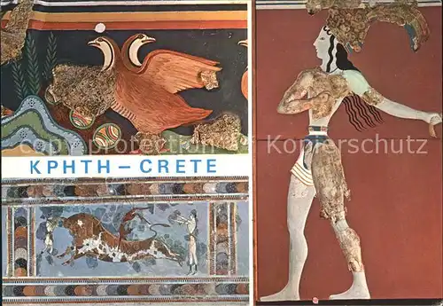 Kreta Crete Mosaik Kat. Insel Kreta