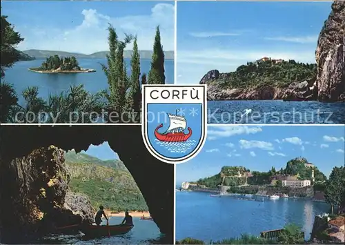Corfu Korfu Bucht Insel  Kat. Griechenland