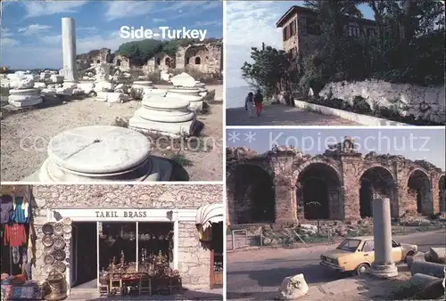 Side Antalya Ancient Ruine Takil Brass Kat. Tuerkei