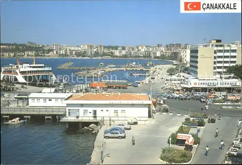 Canakkale Faehre Hafen Promenade Kat. Tuerkei