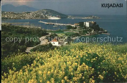 Kusadasi Hafen Segelboote Dampfer Kat. Kusadasi