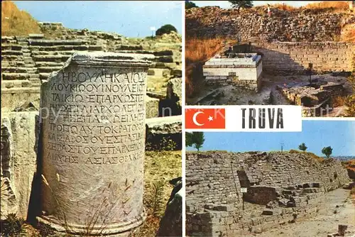 Canakkale Thearte Troy Analterin Temple Troy VIII Kat. Tuerkei