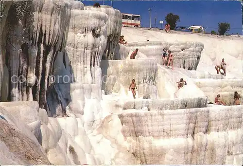 Pamukkale Denizli Traverten  Kat. Tuerkei