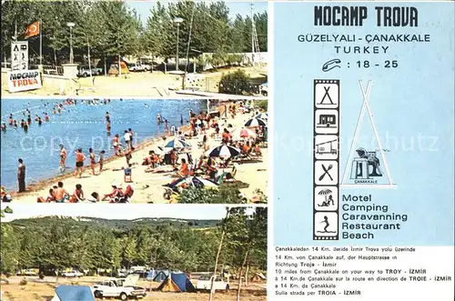 Canakkale Mocamp Trova Guezelyali Strandleben Camping Kat. Tuerkei