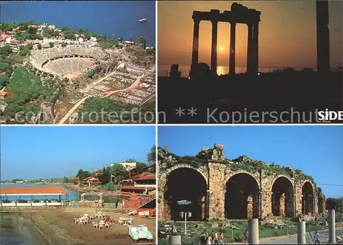 Side Antalya Ruine Theater  Kat. Tuerkei