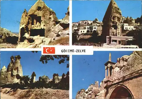 Goereme Nevsehir Eglise Mosque Zelve  Church  Kat. Tuerkei