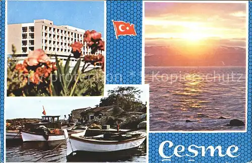 Cesme Hotel Cesme Fischer Boote  Kat. Tuerkei