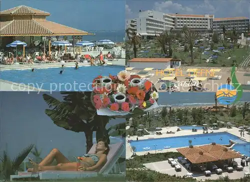Side Antalya Hotel Defne garden Schwimmbad Frau Kat. Tuerkei