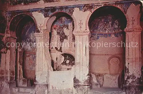 Goereme Nevsehir Cappadocia Chapel Early Christians Kat. Tuerkei
