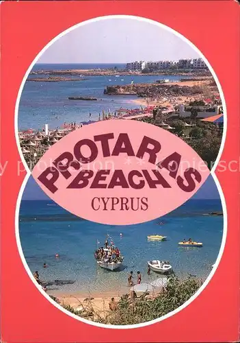 Zypern Cyprus Protaras Beach Yacht Boot Kat. Zypern