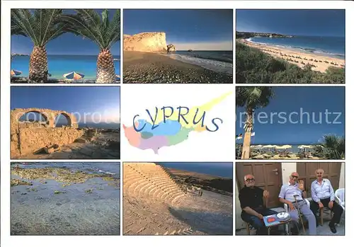 Zypern Cyprus Strand Ruine  Kat. Zypern