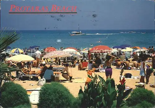 Protaras Cyprus Zypern Strandleben Kat. Zypern