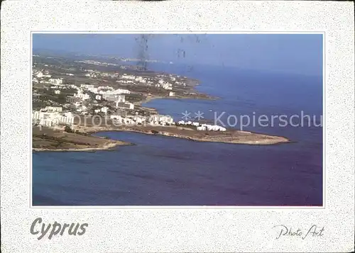 Zypern Cyprus Fliegeraufnahme Strand Kat. Zypern