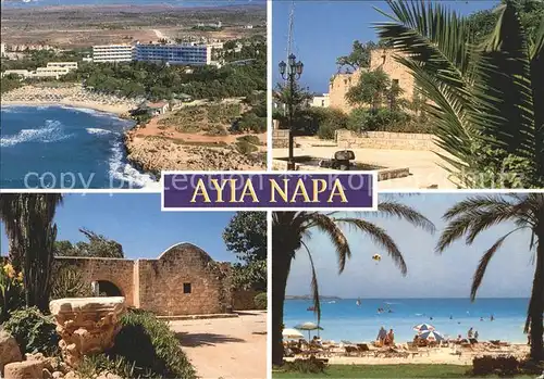Ayia Napa Agia Napa Strand Ruine Brunnen Kat. Zypern cyprus