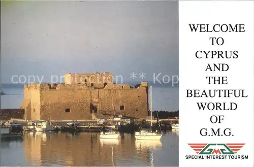 Zypern Cyprus Kloster Hafen Kat. Zypern