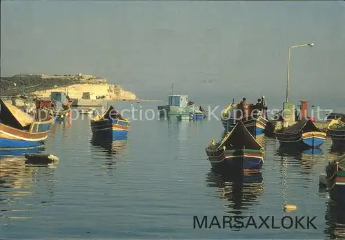 Marsaxlokk Hafen Boote