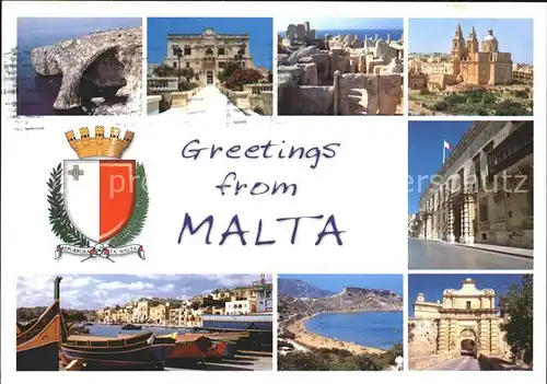 Malta Blue Grotto St. Julian s Spinola Palace Hagar Qim  Kat. Malta