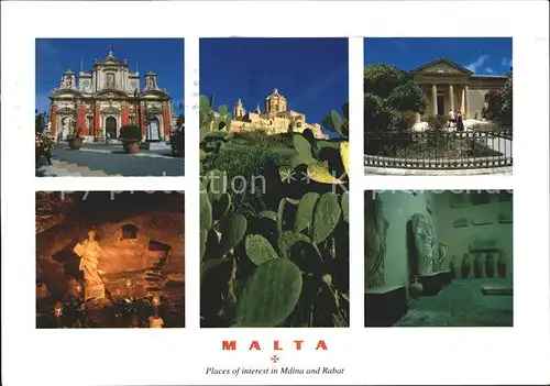 Malta Places Mdina Rabat Kat. Malta