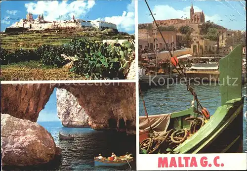 Mdina Malta Blue Grotto Hafen Kathedrale